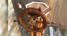 St. Thomas, Ont. police tweeted this image of a ship's wheel found abandoned in the city.