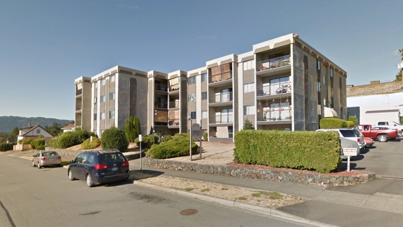 King George Apartments in Port Alberni are shown: (Google Maps)