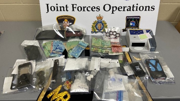 drugs and weapons seized