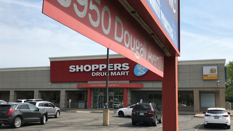 Shopper's Drug Mart on Dougall Ave. (Michelle Maluske, CTV Windsor)