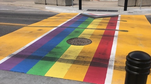 Paris crosswalk