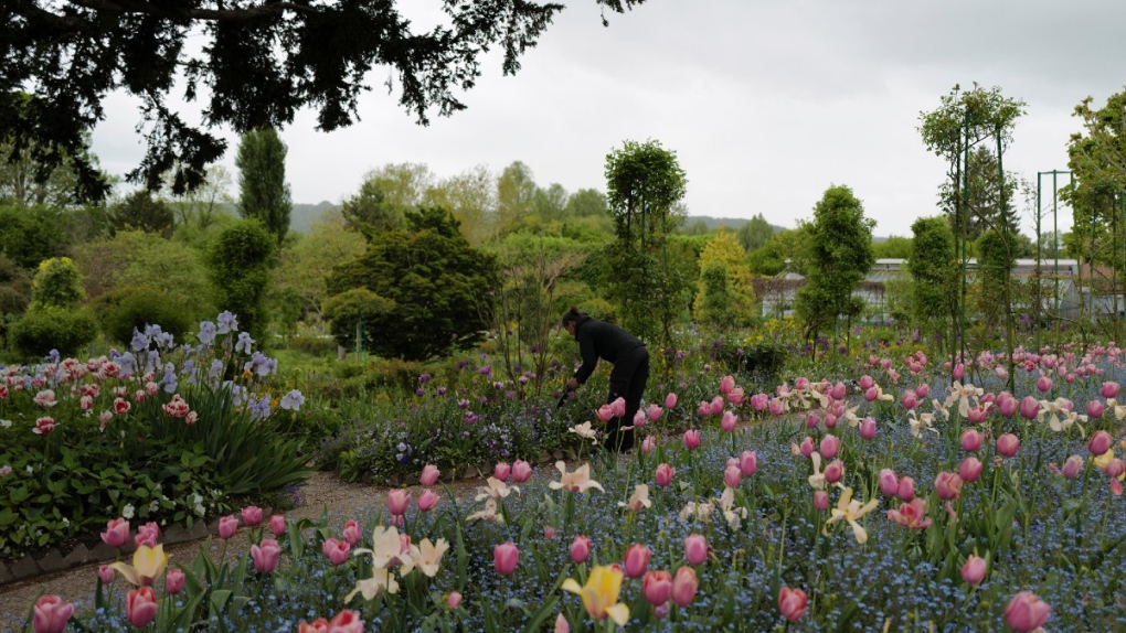 At Claude Monet's house in Giverny, west of Paris