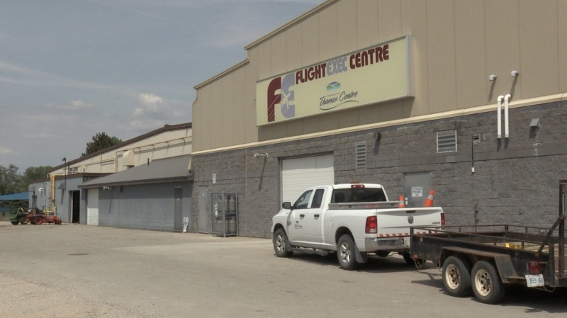 The FlightExec Centre in Dorchester, Ont. is seen Thursday, May 20, 2021. (Jim Knight / CTV News)