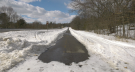 The Thousand Islands Parkway near Ivy Lea in February, 2021. 