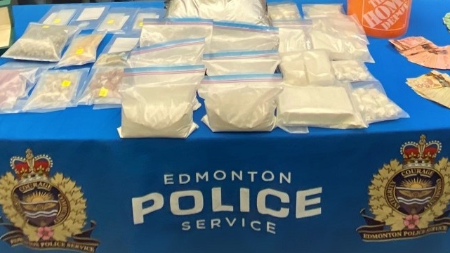 Drugs, cash, jewelry seized items from large-scale supplier. Credit: Edmonton Police Service