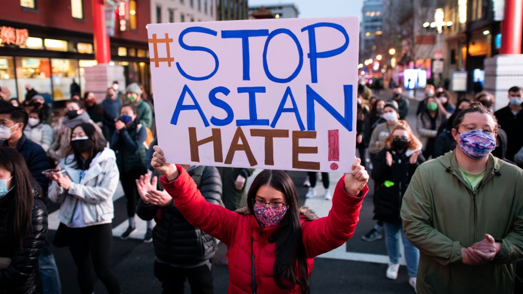Anti-Asian racism protest CNN