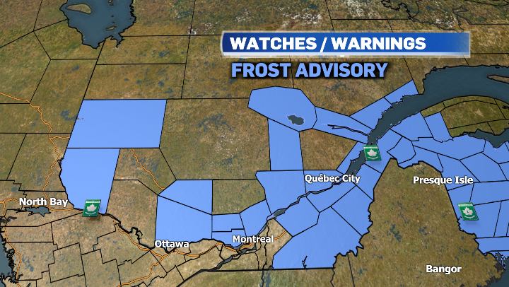 Frost advisories