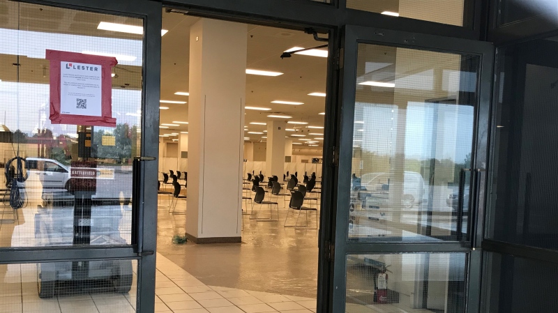 A look inside the former Sears building at Devonshire Mall May 28,2021(Michelle Maluske/CTV Windsor) 