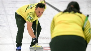 Brazilian curling star Marcio Cerquinho is seen in an image from the World Curling Federation website. 