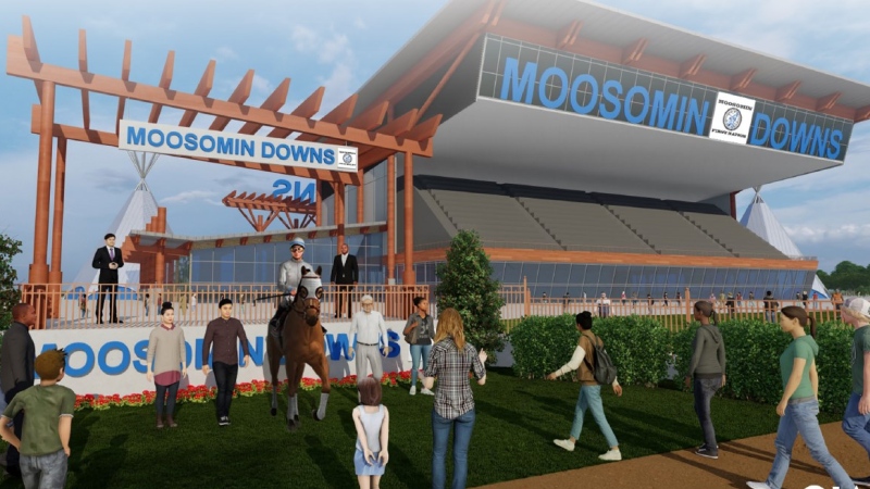 Moosomin First Nation announces plans to open a horse racing track on its land north west of Saskatoon (Source: Moosomin First Nation)