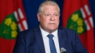 Ontario Premier Doug Ford announces that schools will not resume-in-class learning until September during a press conference at Queen's Park in Toronto on Wednesday, June 2, 2021. THE CANADIAN PRESS/Nathan Denette