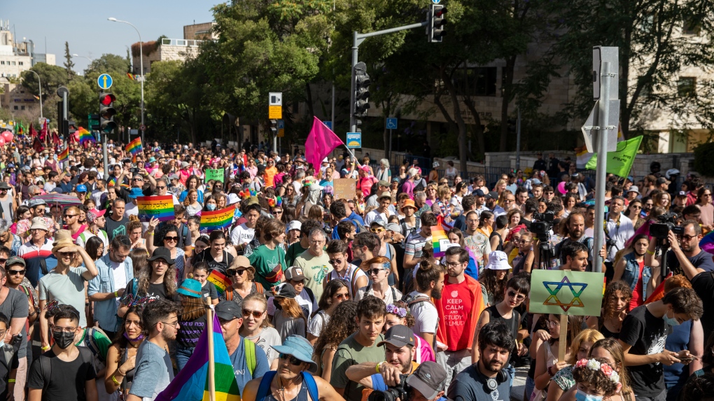 Pride parade in Jerusalem