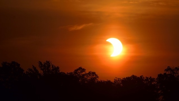 A solar eclipse was visible over southwestern Ontario early Thursday, June 10, 2021. (Source: Shawn Osterberg)