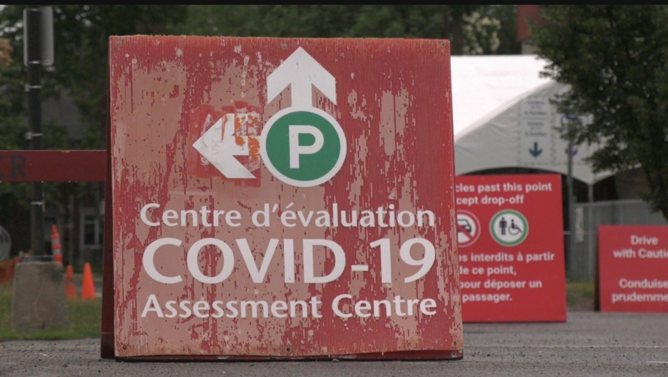 COVID-19 testing centre Ottawa