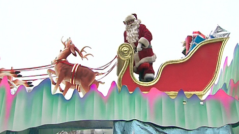 Santa himself arrived in Toronto for the annual Santa Claus Parade on Sunday, Nov. 15, 2009.