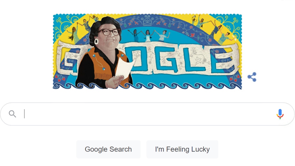 Mary Two-Axe Earley featured on Google Doodle