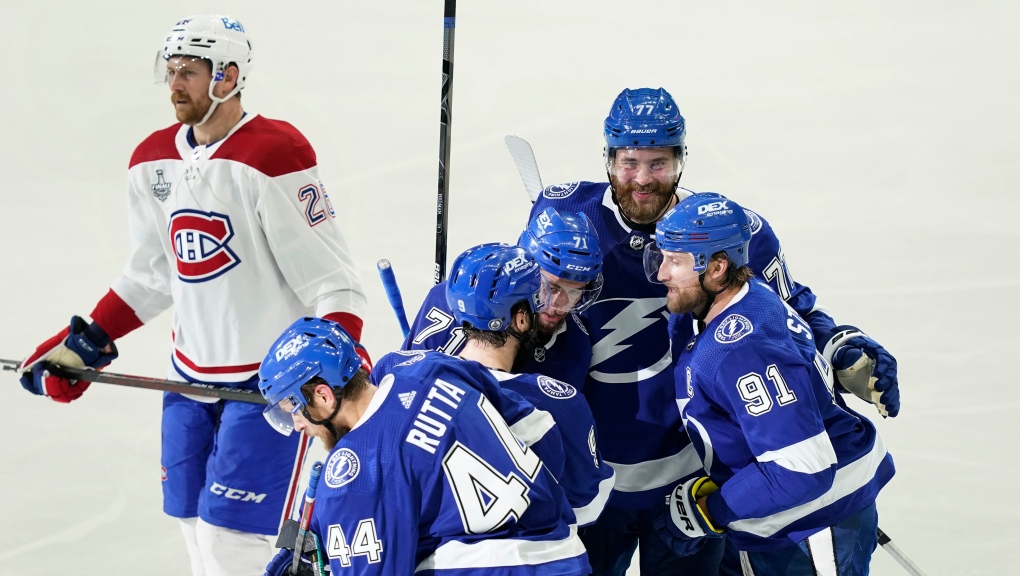 Stanley Cup Final: Lightning crush Canadiens in Game 1 