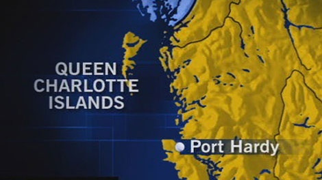 The earthquake hit 237 northwest of Port Hardy, B.C., in the Queen Charlotte Islands.