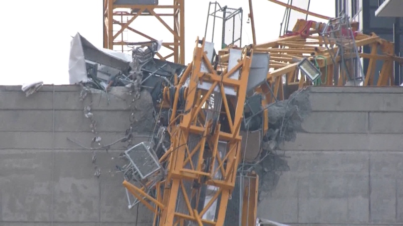 A crane collapsed in Kelowna killing multiple workers on July 12, 2021.