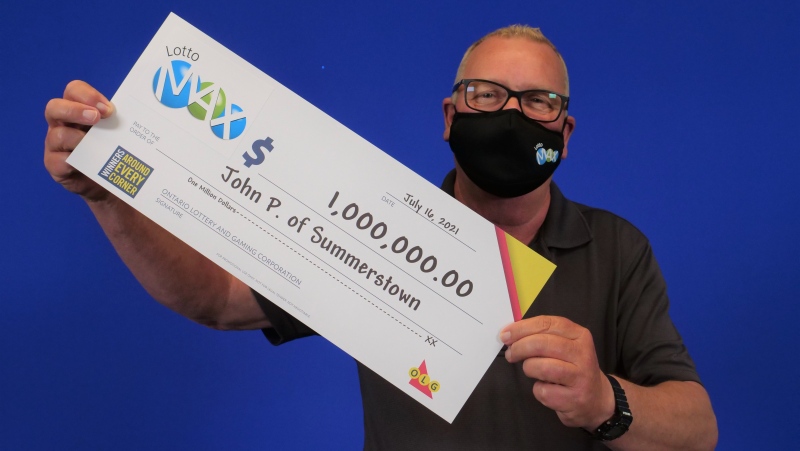 John Perkins, 66, of Summerstown, Ont. won $1 million playing Lotto Max. (Image provided by OLG)
