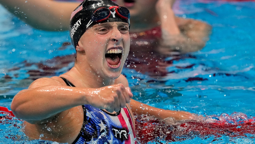 Katie Ledecky, of the United States