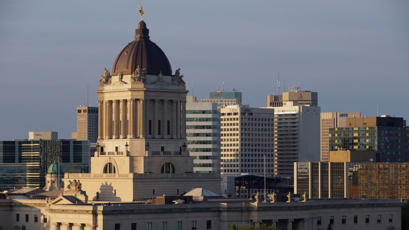 The Manitoba Legislature in Winnipeg. THE CANADIAN PRESS/John Woods 