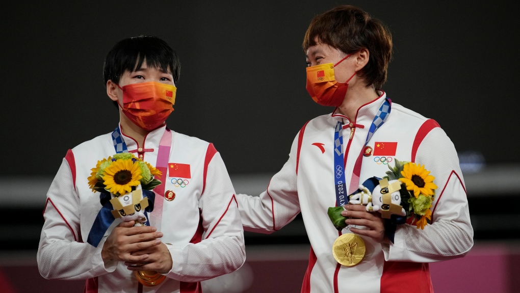 China gold cyclists 