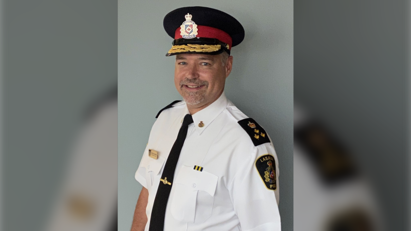 Chief Duncan Davies was announced as the LaSalle Police Service chief on Wednesday, Aug. 4, 2021. (courtesy LaSalle Police Service)