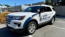 A Surrey Police Service cruiser is shown in an image from the SPS.