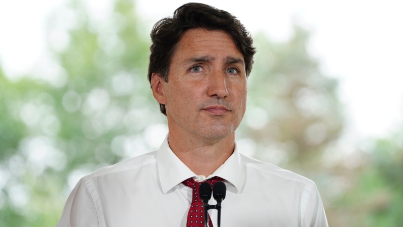 Liberal Leader Justin Trudeau makes a campaign stop in Markham, Ont., on Tuesday, Aug. 17, 2021. THE CANADIAN PRESS/Sean Kilpatrick 