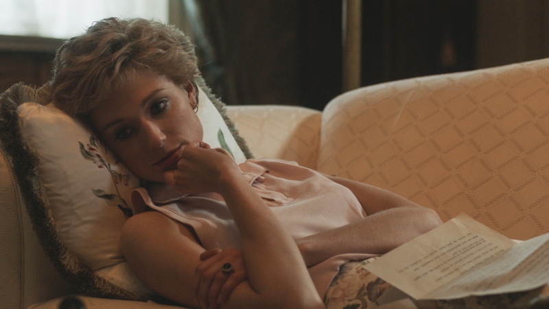 Elizabeth Debicki as Princess Diana in Netflix's "The Crown." (Netflix via CNN)

