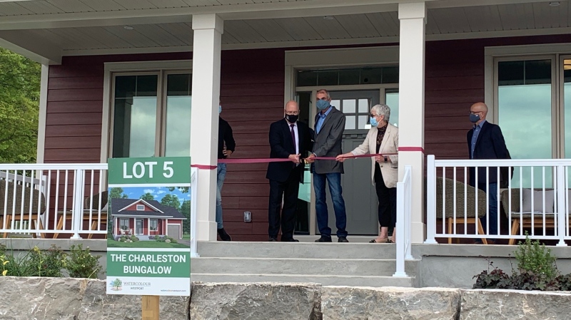 Ottawa-based Land Ark Homes is building Net-Zero homes in Westport, Ont. (Kimberley Johnson/CTV News Ottawa)