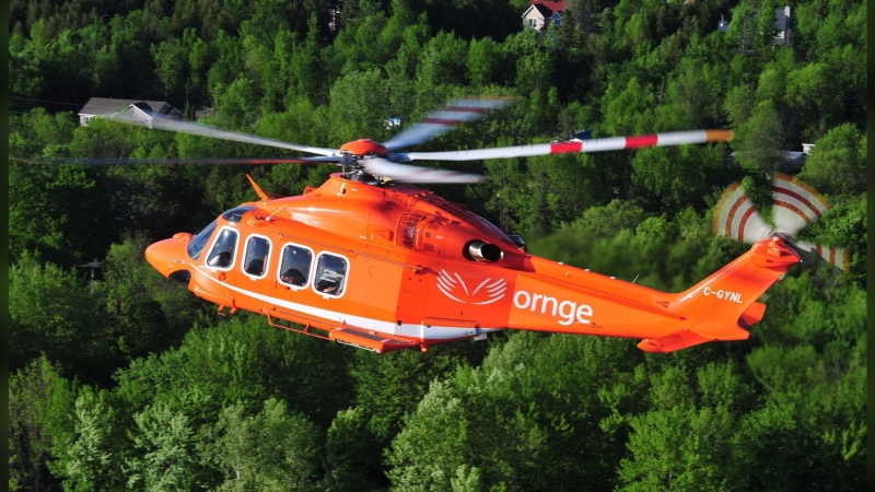 An Ornge air ambulance helicopter is seen in this undated file image. (THE CANADIAN PRESS)