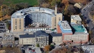 A November 2009 aerial view of the Don Jail. (Tom Podolec / CTV Toronto)