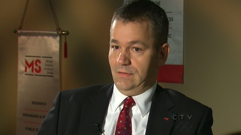 Yves Savoie, the president and CEO of the MS Society of Canada, speaks with CTV News on Monday, Nov. 23, 2009.