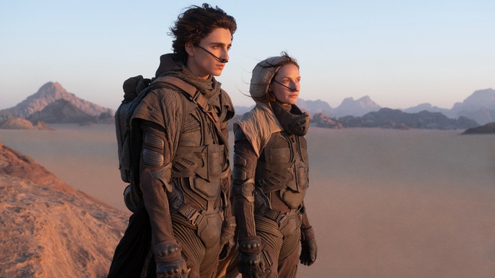 Timothee Chalamet, Rebecca Ferguson in 'Dune'