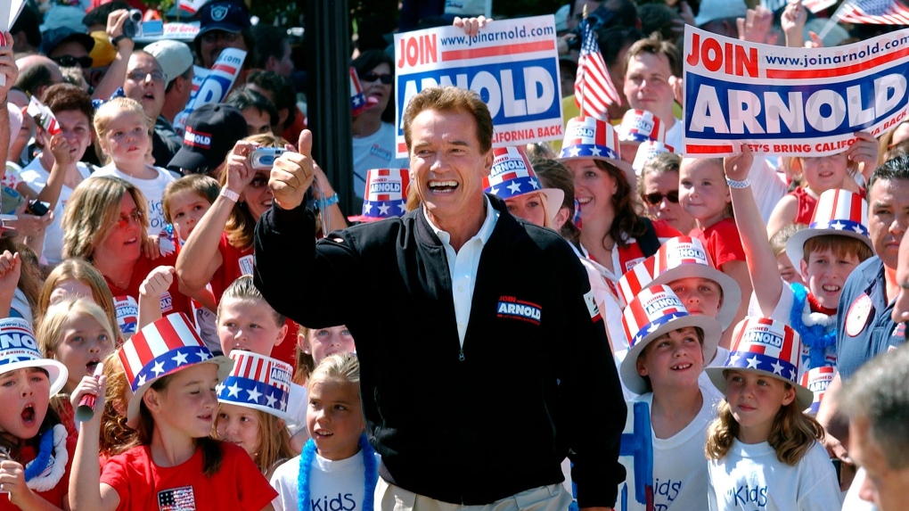 Arnold Schwarzenegger in 2003
