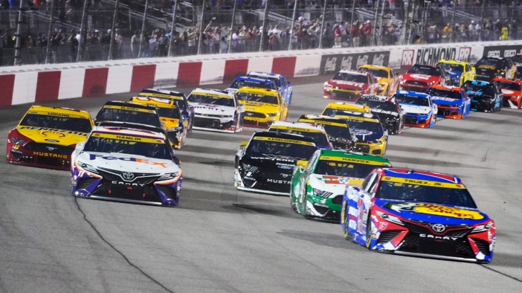 A NASCAR Cup series auto race