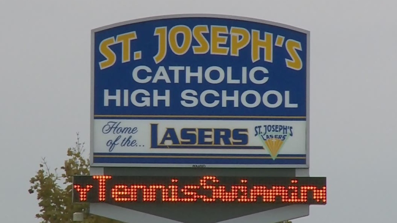 St. Joseph's Catholic High School in Windsor, Ont. (Source: CTV News Windsor)