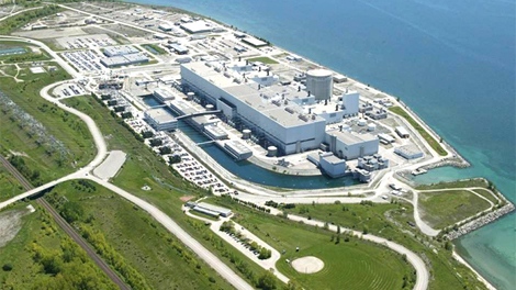The Darlington Nuclear Generating Station is Ontario Power Generation's newest CANDU (CANadian Deuterium Uranium) nuclear generating station. It is a 4-unit station with a total output of 3,524 megawatts (MW) and is located in the Municipality of Clarington in Durham Region, 70 km east of Toronto.
