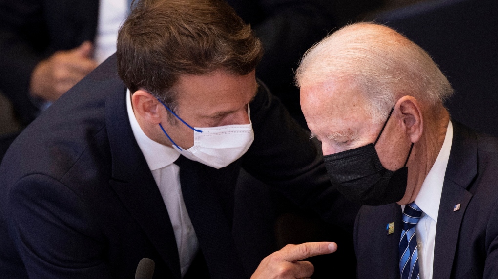 Macron and Biden