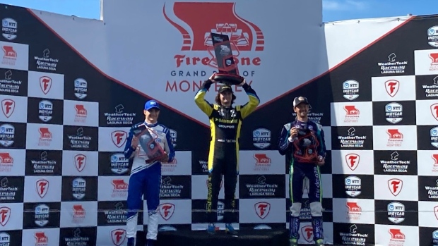 Herta cruises past his father with Laguna Seca victory