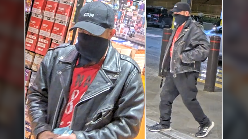 Ottawa police are asking for help identifying this man, who is accused of robbing a grocery store on Isabella Street on Sept. 14, 2021. (Ottawa police handout)