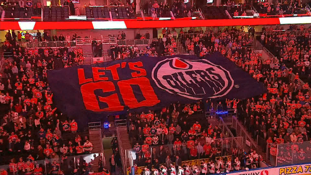 Oilers, fans, crowd, arena, Rogers Place