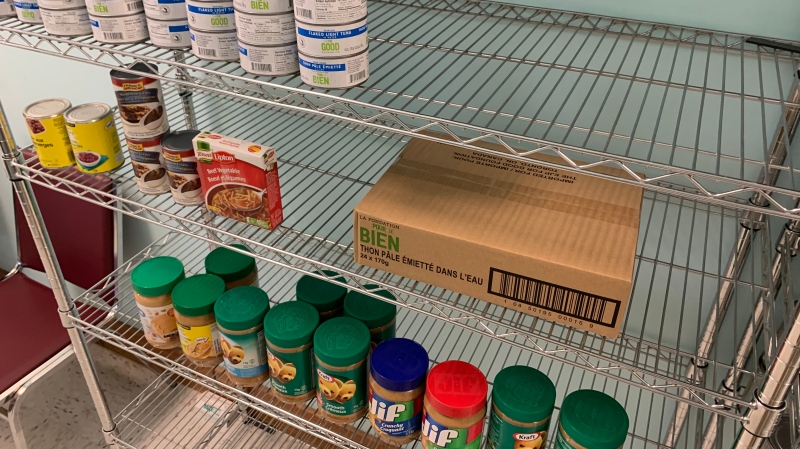 Windsor-Essex food banks are seeing a growing a demand while donations are down in Windsor, Ont. on Tuesday, Sept. 28, 2021. (Chris Campbell/CTV Windsor)