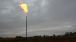 A photo provided by SaskEnergy shows a natural gas flare. (Courtesy SaskEnergy)