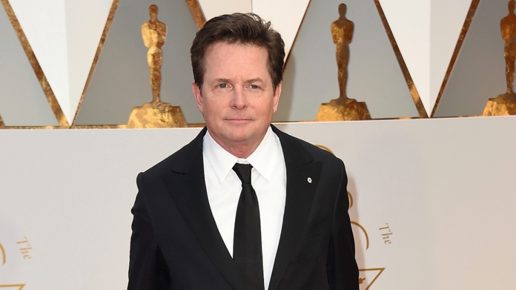 Michael J. Fox arrives at the Oscars in 2017