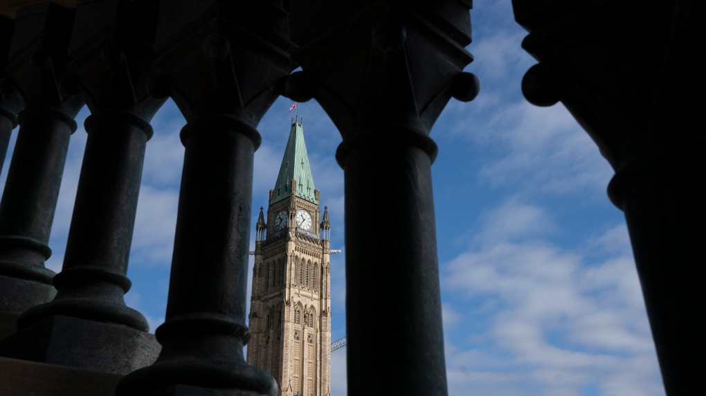 The Peace tower at Parliament Buildings