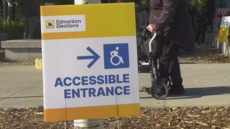An Edmonton Elections sign can be seen in this undated file photo. (CTV News Edmonton)