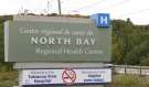 The North Bay Regional Health Centre has terminated around 10 employees for failing to comply with the hospital’s COVID-19 vaccination policy. (Eric Taschner/CTV News)